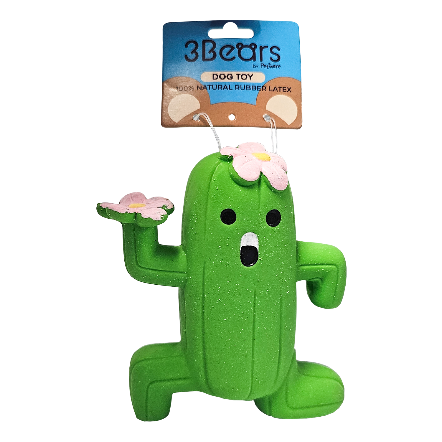 380020 3Bears Latex Catus Green 10cm